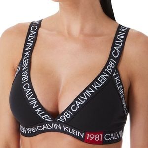 Calvin Klein 1981 Bold Cotton Triangle Bralette